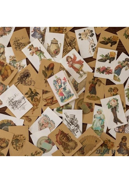 No.7 Tarzı Retro Cheesecake Poster Scrapbooking Dergisi Kolaj Malzemesi Kağıt Kart Yapımı Dıy Vintage Karışık Kağıt Yaratıcı Not Kırtasiye (Yurt Dışından)