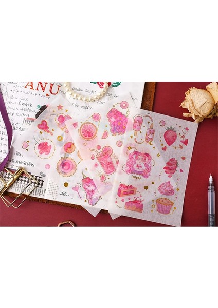 No.10 Stili Yaldız Uzay-Zaman Yanılsama Çıkartmaları Organizatör Takvim Günlüğü Kitap Albümü Scrapbooking Kırtasiye Günlüğü Sticker Çocuklar Için (Yurt Dışından) fiyatları