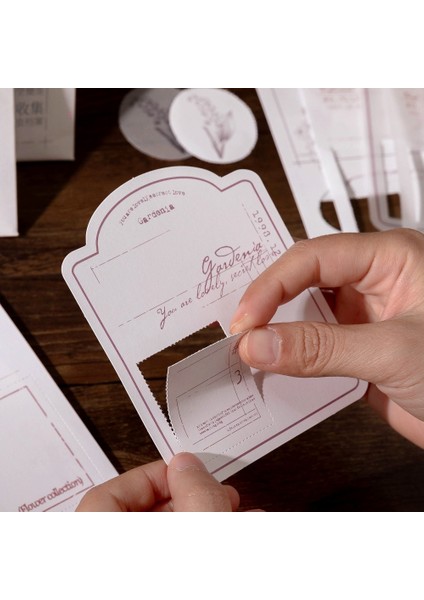 No.3 Tarzı Vintage Notlar Koleksiyonu Fatura Bloknot Çerçevesi Yazılabilir Kağıt Dekoratif Kırtasiye Scrapbooking Günlüğü Albümü Etikel Malzeme Kağıt (Yurt Dışından)