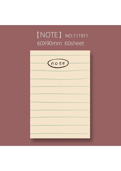 No.11 Tarzı Bloknot Kawaii Kırtasiye Ofis Aksesuarı Okul Malzemeleri Yapılacaklar Listesi Notları Unutma Listesi Makbuz Not Defteri Haftalık Plan (Yurt Dışından)