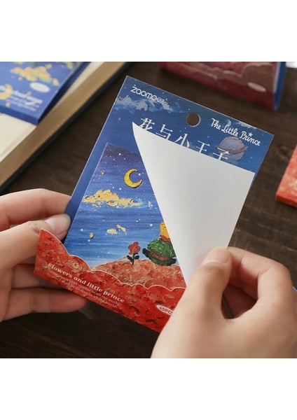 D Tarzı 45 Sayfa Galaksinin Küçük Prensi Yapışkan Not Mesajı Etiket N Kez Not Defteri Scrapbooking Okul Etiket Kırtasiye (Yurt Dışından) indirimleri