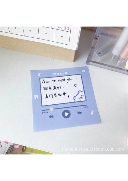 Bir Stil Tulx Kawaii Sabit Sabit Kağıt Kawaii Dekor Kırtasiye Yapışkan Notlar Ofis Dekorasyon Bloknot Kırtasiye (Yurt Dışından) modelleri