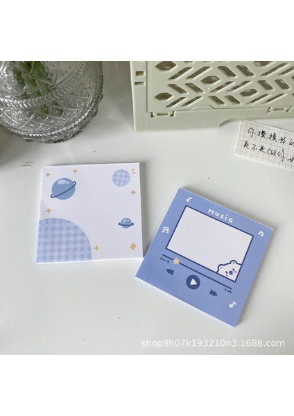 Bir Stil Tulx Kawaii Sabit Sabit Kağıt Kawaii Dekor Kırtasiye Yapışkan Notlar Ofis Dekorasyon Bloknot Kırtasiye (Yurt Dışından) fırsatları