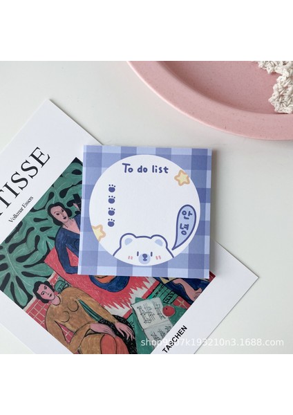 Bir Stil Tulx Kawaii Sabit Sabit Kağıt Kawaii Dekor Kırtasiye Yapışkan Notlar Ofis Dekorasyon Bloknot Kırtasiye (Yurt Dışından) indirimleri