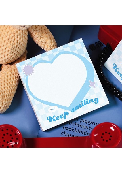 Bir Stil Kalp Atışı Bloknot Dekorasyon Scrapbooking Günlüğü Dıy Malzeme Mesaj Notu Kağıt Not Defteri Sevimli Okul Kırtasiye (Yurt Dışından) fırsatları