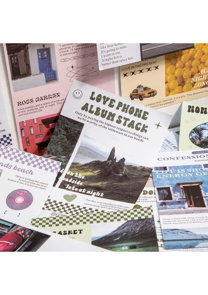 Bqb-Zmzd-03 Tarzı 50 Sayfa Dream Island Serisi Vintage Kore Tarzı El Kitabı Malzeme Bloknot Yaratıcı Dıy Önemsiz Dergisi Kolaj Dekor Kırtasiye (Yurt Dışından) indirimleri