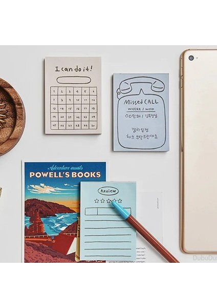 No.9 Stili Bloknot Kawaii Kırtasiye Ofis Aksesuarı Okul Malzemeleri Yapılacaklar Listesi Notları Unutma Listesi Makbuz Not Defteri Haftalık Plan (Yurt Dışından) fırsatları