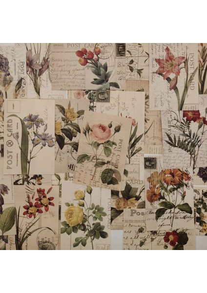 No.2 Tarzı Vintage Antetli Çiçek Scrapbooking Dergisi Malzeme Kağıt Kart Yapımı Dıy Retro Kağıt Etiket Yaratıcı Memo Kırtasiye (Yurt Dışından) fırsatları