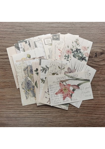 No.2 Tarzı Vintage Antetli Çiçek Scrapbooking Dergisi Malzeme Kağıt Kart Yapımı Dıy Retro Kağıt Etiket Yaratıcı Memo Kırtasiye (Yurt Dışından) indirimleri