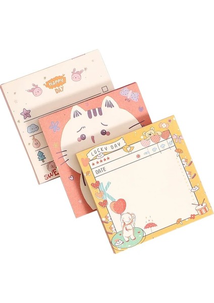 No.9 Stili TULX100PIECE Kawaii Bloknot Kawaii Kırtasiye Bloknotlar Kırtasiye Kawaii Dekor Sevimli Yapışkan Notlar (Yurt Dışından) indirimleri