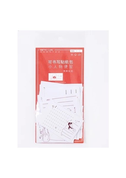 No.2 Tarzı Ack Küçük Kişi Serisi Vintage Dergi Kağıdı Yapışkan Notlar Bloknot Planlayıcısı Çıkartmalar Kawaii Kırtasiye Not Defteri Seti (Yurt Dışından)