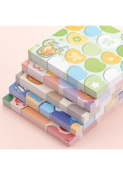 No.5 Tarzı Kawaii Ins Tarzı Yapışkan Notlar Kız Karikatür Sevimli N Kez Çıkartmalar Yüksek Değerli Yaratıcı Mesaj Çıkartmalar Kore Kırtasiye (Yurt Dışından) fırsatları