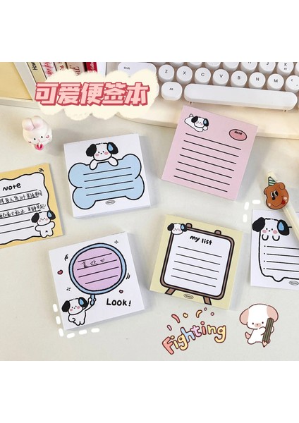 B6 Tarzı 80 Yaprak Karikatür Bloknot Yapışkansız Yapışkan Notlar Sevimli Mesaj Panosu Kullanışlı ve Kullanımı Kolay Kawaii Kırtasiye (Yurt Dışından) fırsatları