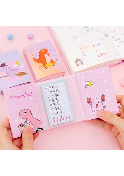 No.2 Tarzı 1 Adet Yaratıcı Kawaii Karikatür Dinozor Kendinden Yapışkanlı Not Defteri Yapışkan Notlar Öğrenci Not Defteri Ofis Okul Kırtasiye Malzemeleri (Yurt Dışından) modelleri