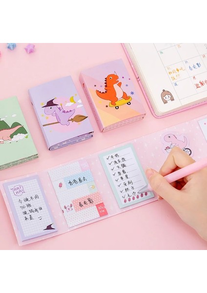 No.2 Tarzı 1 Adet Yaratıcı Kawaii Karikatür Dinozor Kendinden Yapışkanlı Not Defteri Yapışkan Notlar Öğrenci Not Defteri Ofis Okul Kırtasiye Malzemeleri (Yurt Dışından) indirimleri