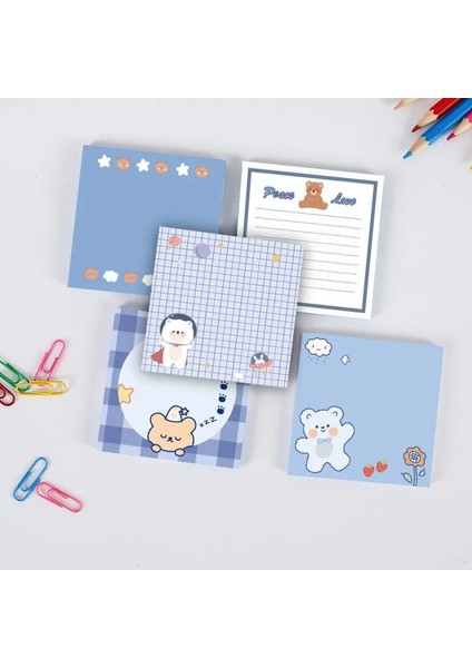 C Tarzı 50 Sayfa Sevimli Ayı Not Defteri Karikatür Ayı Kalınlaşmış Gözyaşı Not Kağıdı Okul Ofis Aksesuarları Kawaii Kırtasiye (Yurt Dışından) modelleri