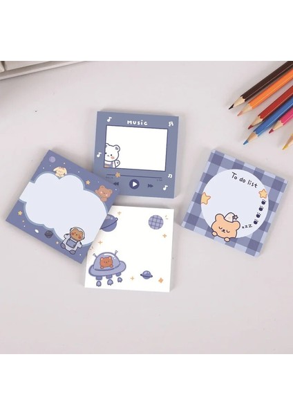 C Tarzı 50 Sayfa Sevimli Ayı Not Defteri Karikatür Ayı Kalınlaşmış Gözyaşı Not Kağıdı Okul Ofis Aksesuarları Kawaii Kırtasiye (Yurt Dışından) fırsatları