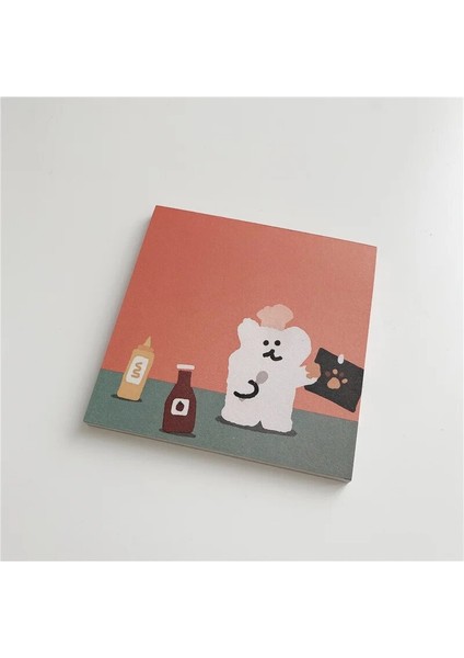 F Tarzı Karikatür Sevimli Koala Ayı Gülen Yüz Bloknot Kore Ins Mini Kawaii Not Defteri Mesaj Kağıdı Okul Malzemeleri Kırtasiye Eets (Yurt Dışından)