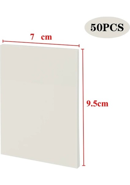 7cmx9.7cm Stili Su Geçirmez Pet Şeffaf Yapışkan Notlar Not Defteri Eets Çıkartmalar Günlük Yapılacaklar Listesi Not Kağıdı Öğrenci Ofis Kırtasiye Için (Yurt Dışından)