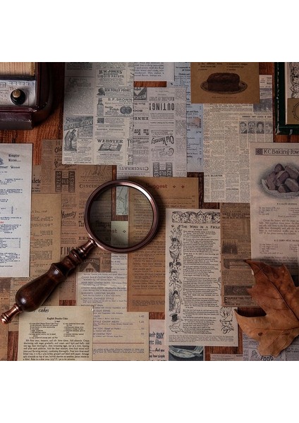 No.5 Tarzı Antika Kitapçı Serisi Vintage Kolaj Scrapbooking Dergisi Malzeme Kağıt Yapışkan Kart Yapımı Dıy Yaratıcı Not Kırtasiye (Yurt Dışından) fiyatları