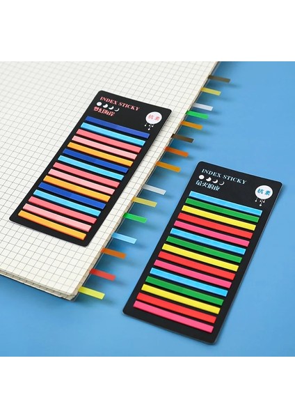 No.4 Stili Eets Şeffaf Gökkuşağı Endeksi Bloknot It Yapışkan Bloknotlar Kağıt Etiket Notları Imi Okul Malzemeleri Kawaii Kırtasiye (Yurt Dışından) modelleri