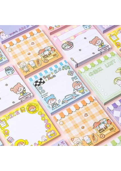 C Tarzı 80 Sayfa Karikatür Yapışkan Notlar Pedleri Kawaii Kırtasiye Kağıt Çıkartmalar Yayınlandı It Memo Not Defteri Dizüstü Okul Ofis Aksesuarları (Yurt Dışından) modelleri