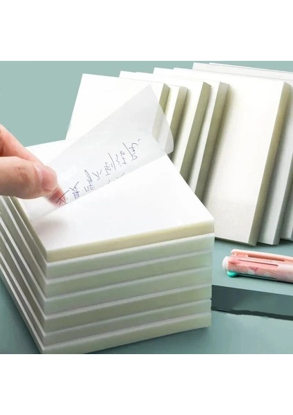 7x9.5cm Tarzı 50 Yaprak Şeffaf Yayınlanan Yapışkan Not Pedleri Bloknotlar Papeleria Dergisi Okul Kırtasiye Ofis Malzemeleri Not Defterleri (Yurt Dışından) indirimleri