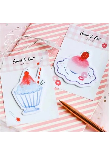 No.3 Tarzı Kawaii Kore Çilek Kek N Kez Yapışkan Not Not Mesaj Sekmesi Not Defteri Karalama Defteri Etiket Bloknot Kırtasiye (Yurt Dışından)