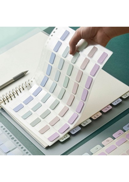 B5-M Tarzı 4 Yaprak Macaron Yapışkan Not Defteri Kategorize Edilmiş Sınıflandırılmış Dizin Etiket Etiket Makinesi Yer Işareti Bloknot Öğrenci Ofis Kırtasiye (Yurt Dışından)