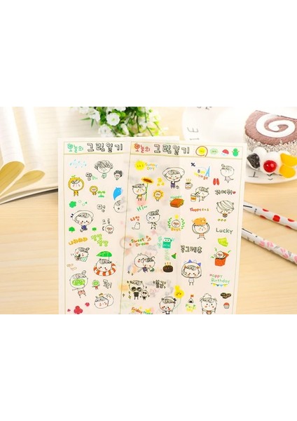 Ute Güneşli Gün Hayat Pvc Etiket Diy Fotoğraf Albümü Cep Dekorasyon Etiketi Etiket Kırtasiye Günlüğü Sticker Çocuklar Için (Yurt Dışından) fırsatları