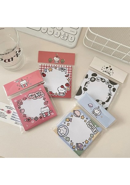 Bir Stil Kawaii Yavru Tavşan Kedi Bloknot Yapışkan Notlar Dekor Mesaj Notları Kağıt Yapılacaklar Listesi Not Defteri Okul Kırtasiye (Yurt Dışından) fiyatları