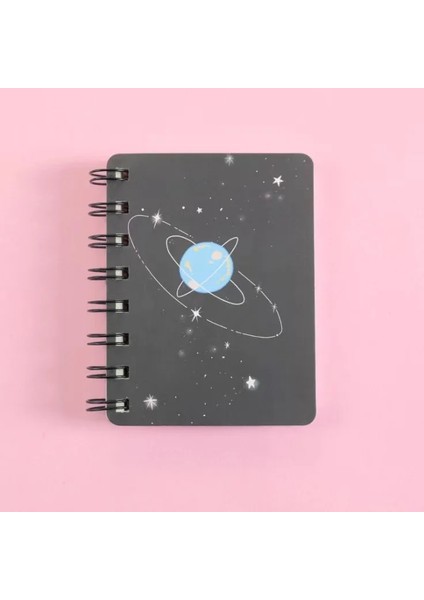 A704 Tarzı A7 Dream Planet Sevimli Mini Taşınabilir Bobin Not Defteri Günlüğü Kitap Egzersiz Kitabı Escolar Papelaria Okul Ofis Arzı (Yurt Dışından)