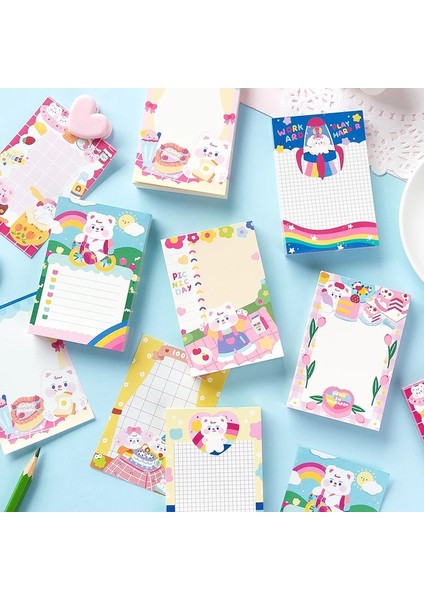 F Tarzı Eets Sevimli Tatlı Ayı Bloknot Kawaii Kırtasiye N Kez Yapışkan Notlar Taşınabilir Not Defteri Okul Ofis Arzı Papeleria (Yurt Dışından)