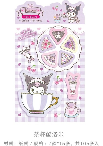 H Tarzı 105 Sayfa Sevimli Karikatür Yapışkan Notlar Meyve N Kez Bloknot Kawaii Kırtasiye Taşınabilir Not Defteri Okul Ofis Tedarik (Yurt Dışından)