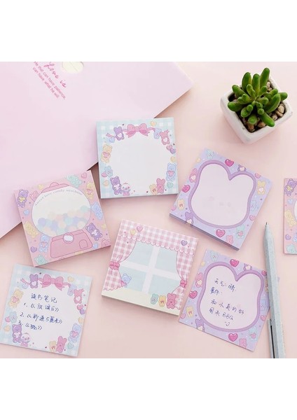 No.2 Tarzı 80 Yaprak Pembe Renk Bloknot Not Defteri Yapışkan Not Çıkartmalar Çıkartması Scrapbooking Dıy Kawaii Günlüğü Kırtasiye Okul Malzemeleri (Yurt Dışından) modelleri