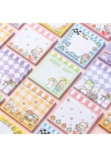 H Tarzı 80 Sayfa Karikatür Yapışkan Notlar Pedleri Kawaii Kırtasiye Kağıt Çıkartmalar Yayınlandı It Memo Not Defteri Dizüstü Okul Ofis Aksesuarları (Yurt Dışından) fiyatları