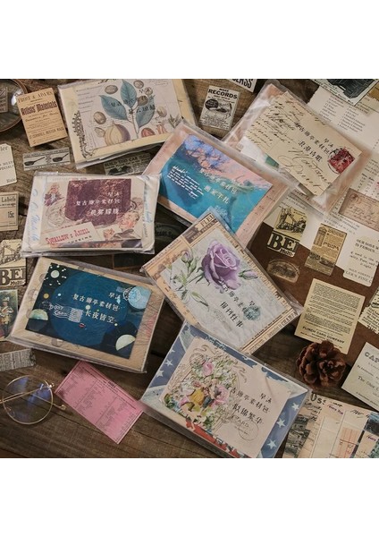 No.1 Stili Et Vintage Önemsiz Günlük Kağıt Notlar Dekoratif Kırtasiye Scrapbooking Günlüğü Albümü Etiket Retro Malzeme Etiket Planlayıcısı (Yurt Dışından) fiyatları
