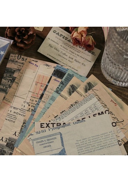 No.1 Stili Et Vintage Önemsiz Günlük Kağıt Notlar Dekoratif Kırtasiye Scrapbooking Günlüğü Albümü Etiket Retro Malzeme Etiket Planlayıcısı (Yurt Dışından) modelleri