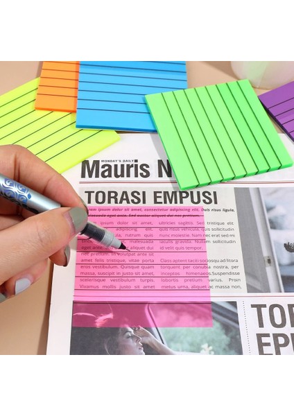 Turuncu Tarzı 50 Yaprak Astarlı Şeffaf Posted It Yapışkan Not Defterleri Temizle Bloknotlar Dergisi Okul Kırtasiye Ofis Malzemeleri Pet Sekmeler Bloknot (Yurt Dışından) fırsatları
