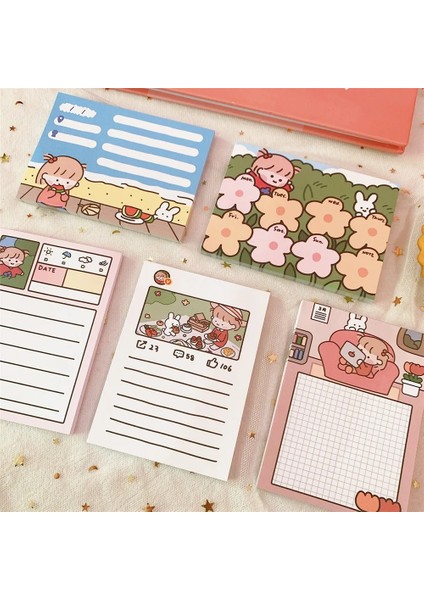 No.3 Tarzı Kore Kawaii Kız Not Defterleri Kırtasiye Malzemeleri Pozitif Dizüstü Planlayıcısı Mesaj Listesi Not Taşınabilir Kitap Ofis Aksesuarları (Yurt Dışından) fiyatları