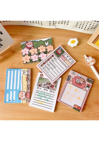 No.3 Tarzı Kore Kawaii Kız Not Defterleri Kırtasiye Malzemeleri Pozitif Dizüstü Planlayıcısı Mesaj Listesi Not Taşınabilir Kitap Ofis Aksesuarları (Yurt Dışından) modelleri