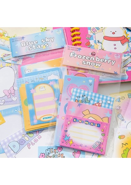 Bir Stil Ute Ins Kore Bloknot Dekorasyon Scrapbooking Günlüğü Albümü Dıy Dergisi Mesaj Notları Kağıt Okul Not Defteri Kırtasiye (Yurt Dışından) fırsatları