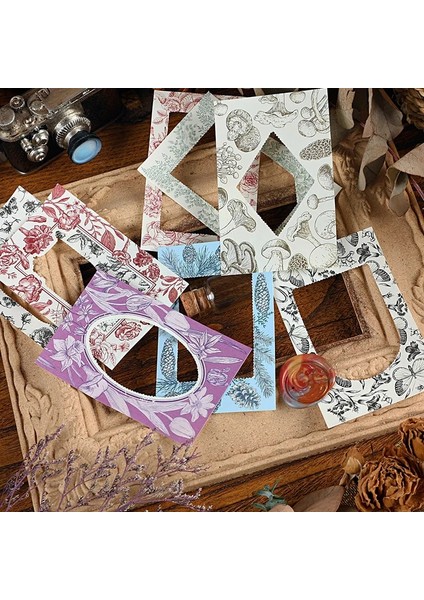 No.4 Stili Reaktif Oymak Çiçek Çerçeve Bitki Vintage Bloknot Dıy Scrapbooking Kart Yapımı Önemsiz Dergisi Kolaj Kırtasiye (Yurt Dışından) indirimleri