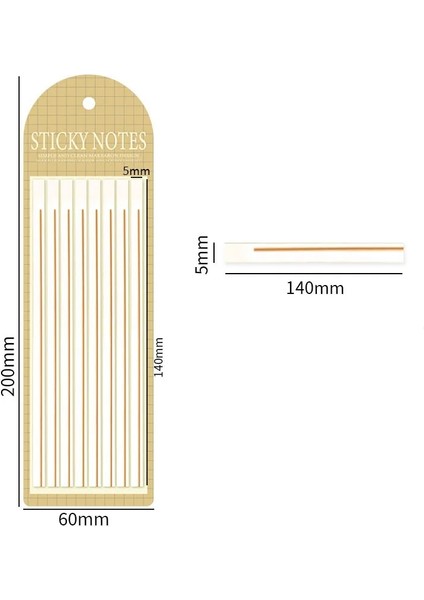Bir Stil Eets Şeffaf Acıbadem Kurabiyesi Yayınlandı Yapışkan Şeffaf Not Defteri Su Geçirmez Bloknot Dergisi Okul Ofis Kırtasiye (Yurt Dışından)