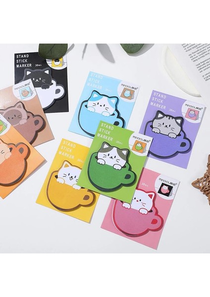 Siyah Stil 30 Sayfa Sevimli Kediler Bloknotlar Kawaii Yapışkan Notlar Dıy Dizüstü Planlayıcısı Dergisi Endeksi Çıkartmalar Kore Kırtasiye Ofis Malzemeleri (Yurt Dışından) modelleri