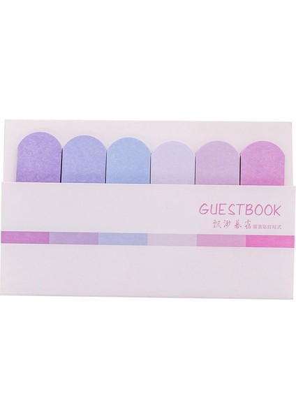 Pp Tarzı 4 Yaprak Macaron Yapışkan Not Defteri Kategorize Edilmiş Sınıflandırılmış Dizin Etiket Etiket Makinesi Yer Işareti Bloknot Öğrenci Ofis Kırtasiye (Yurt Dışından)