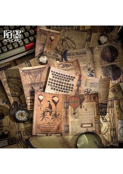 Scz-Hybjb-08 Tarzı 30 Sayfa Retro Nostaljik Ingilizce Not Defteri Yaratıcı Dıy Dergisi Malzeme Scrapbooking Dekorasyon Malzemesi Notlar Kağıt Kırtasiye (Yurt Dışından) modelleri