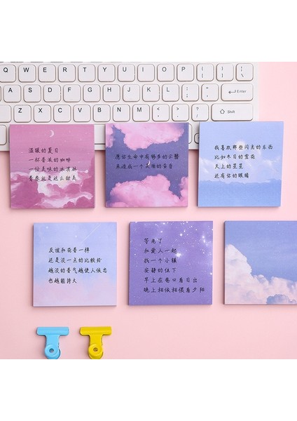 D Tarzı 80 Sayfa Kawaii Sevimli Yıldızlı Bloknot Yayınlandı Yapışkan Notlar Planlayıcısı Etiket Not Defteri Okul Ofis Malzemeleri Öğrenciler Kırtasiye (Yurt Dışından) indirimleri