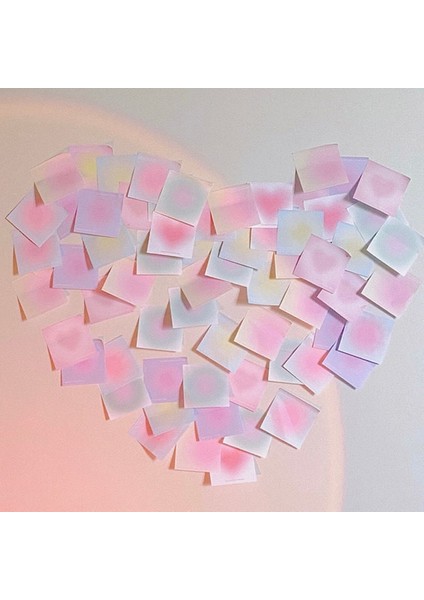 No.3 Tarzı 50 Sayfalık Sevimli Bloknot Yaratıcı Moda Degrade Renk Scrapbooking Bloknot Kırtasiye Yapışkan Not Kawaii Öğrenci Malzemeleri (Yurt Dışından) indirimleri