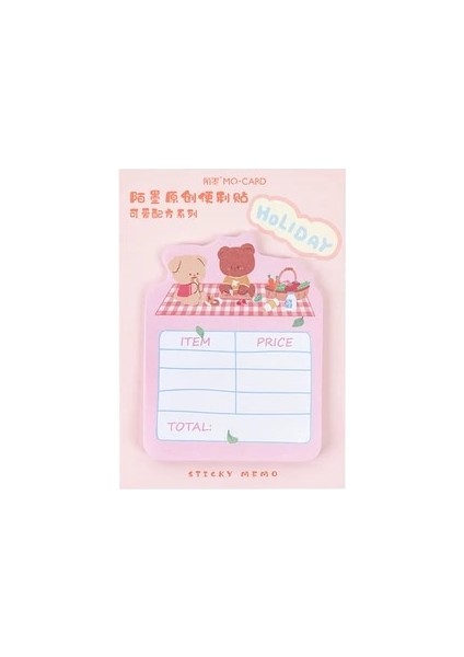 C Tarzı Kawaii Kırtasiye Ayı Yapışkan Notlar Sevimli Hayvanlar Bloknot Kız Planlayıcısı Çıkartmalar Not Defteri Okul Ofis Arzı Papeleria (Yurt Dışından)